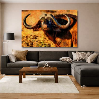 Abstract Tribal Life Canvas Painting
