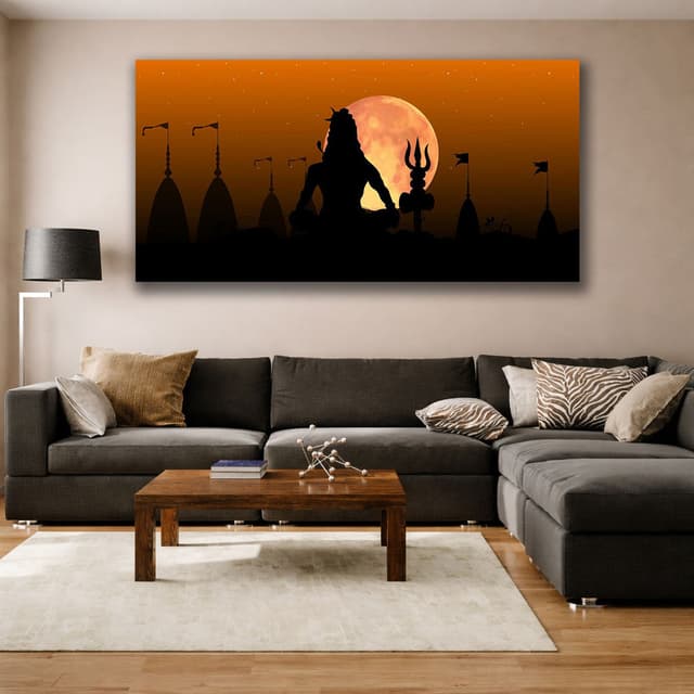 Custom Canvas Wall Art: Divine Couple