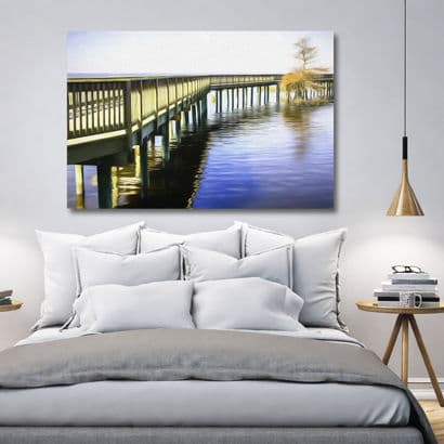 Vibrant Spring Blossom Forest - Large Wall Art Canvas