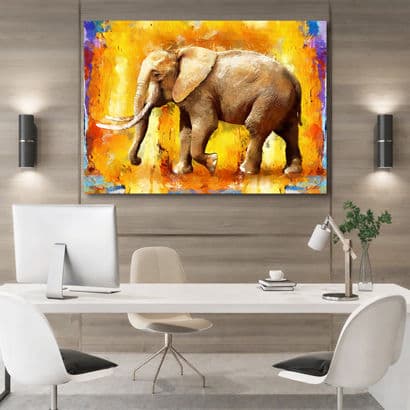 Ancient Village Scene Canvas Art