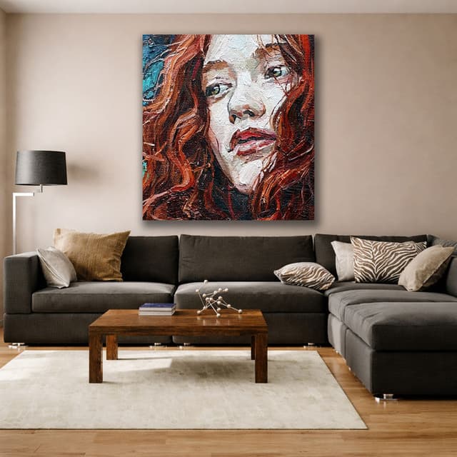 Panoramic City Dreamscape Canvas Painting