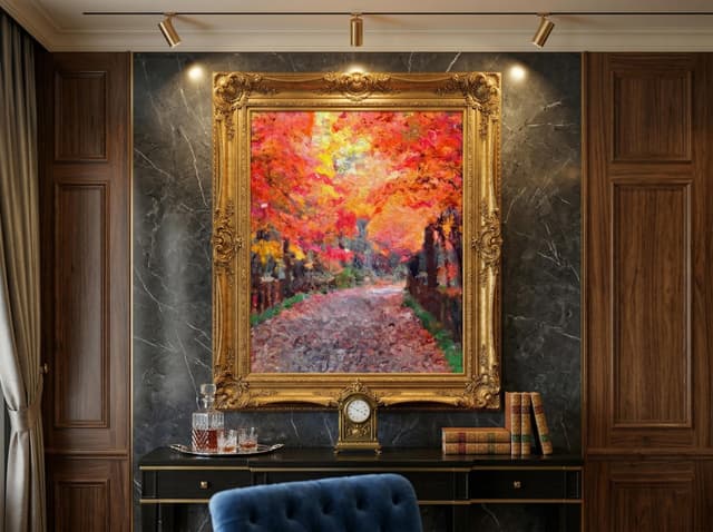 Walk Way Road Canvas — collection